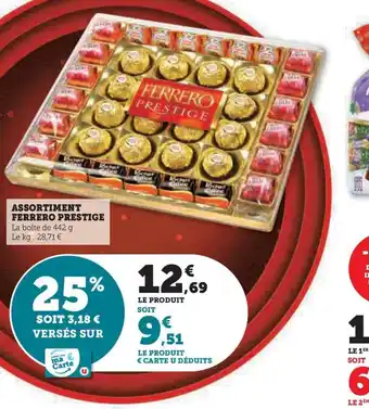 Hyper U ASSORTIMENT FERRERO PRESTIGE offre