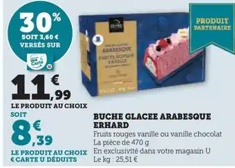 BUCHE GLACEE ARABESQUE ERHARD