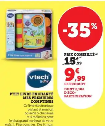 P'TIT LIVRE ENCHANTĂ MES PREMIERES COMPTINES