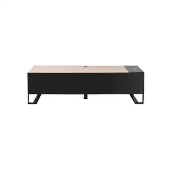 Bricorama Meuble tv pour écran 40 à 85 + trappe noir - 037641 offre