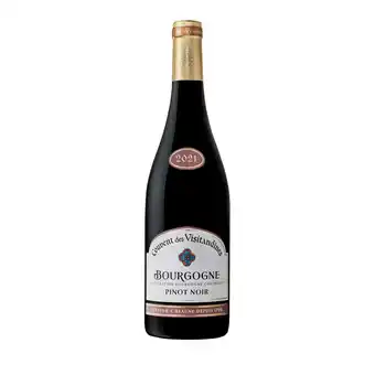 E.Leclerc Couvent des visitandines, 2021 - bourgogne pinot noir aop - rouge - 75 cl offre