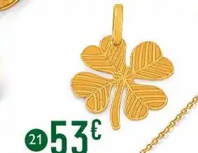E.Leclerc Pendentif, or jaune 0,58 g offre