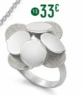 E.Leclerc Bague en argent rhodié offre