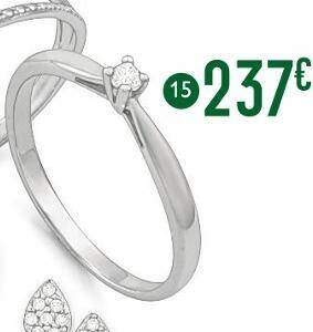 Bague discount diamant leclerc