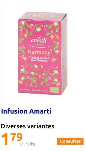 Action Infusion Amarti offre
