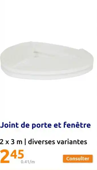 Action Joint de porte et fenêtre offre