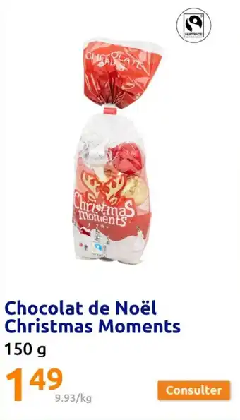 Action Chocolat de Noël Christmas Moments offre