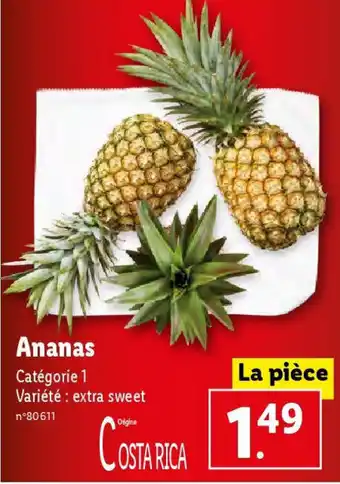 Lidl Ananas offre