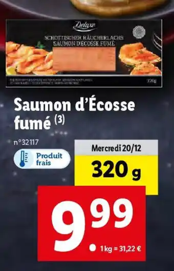 Saumon d'Écosse fumé (³)
