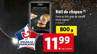 Lidl Rôti de chapon (2) offre