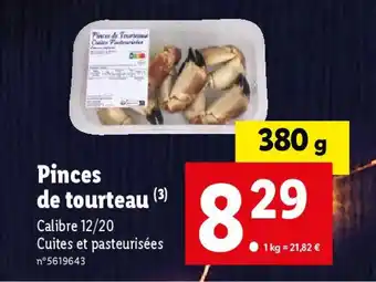 Lidl Pinces de tourteau offre