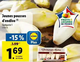 Lidl Jeunes pousses d'endive (¹) offre