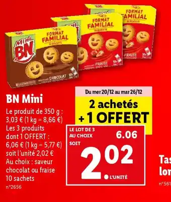 Lidl BN Mini offre