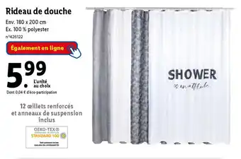 Rideau de douche
