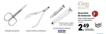 Lidl Accessoire de manucure offre