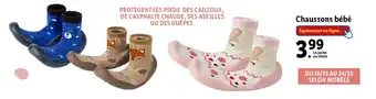 Lidl Chaussons bébé offre