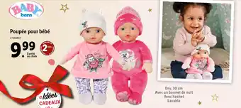 Lidl Poupée pour bébé offre