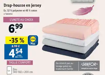 Lidl Drap-housse en jersey offre