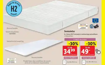 Lidl Surmatelas offre