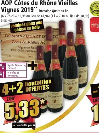 Norma AOP Côtes du Rhône Vieilles offre