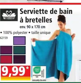 Norma Serviette de bain à bretelles offre