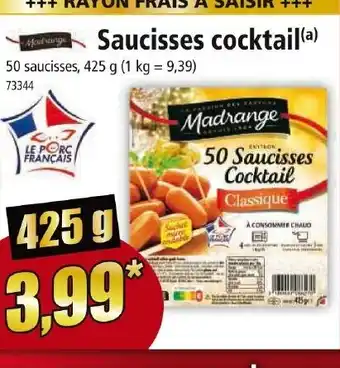 Norma Saucisses cocktail offre