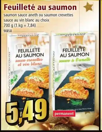 Norma Feuilleté au saumon offre