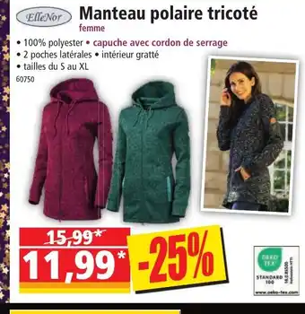 Norma Manteau polaire tricoté offre