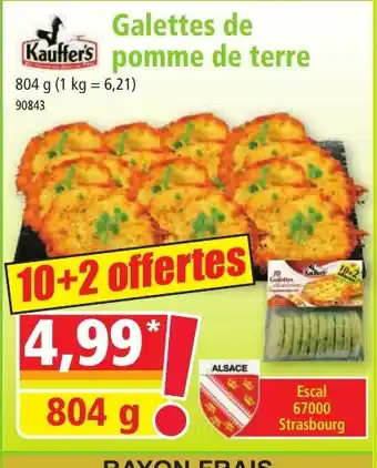 Norma Galettes de pomme de terre offre
