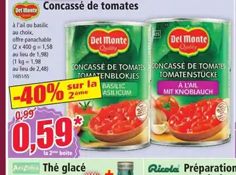 Norma Concassé de tomates offre