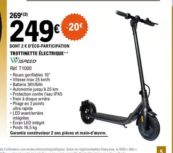 E.Leclerc Espace Culturel Trottinette electrique offre