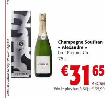 Colruyt Champagne Soutiran offre
