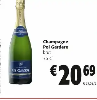 Colruyt Champagne Pol Gardere brut offre