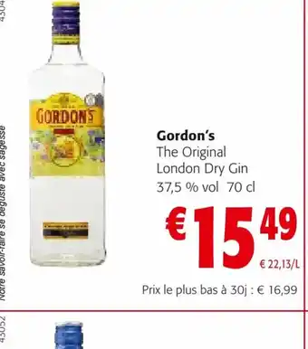 Colruyt Gordon's The Original London Dry Gin offre