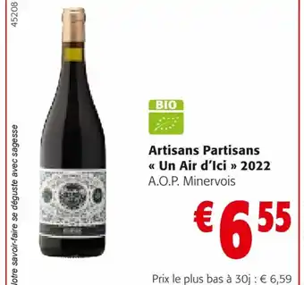 Artisans Partisans Un Air d'Ici 2022 A.O.P. Minervois