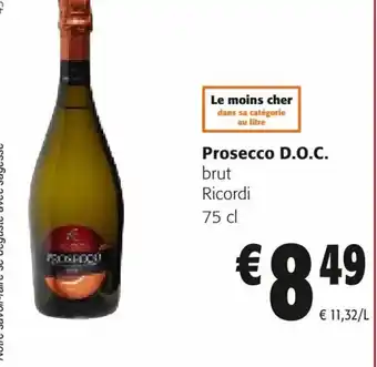 Colruyt Prosecco D.O.C. offre