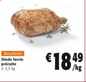 Colruyt Dinde farcie précuite offre
