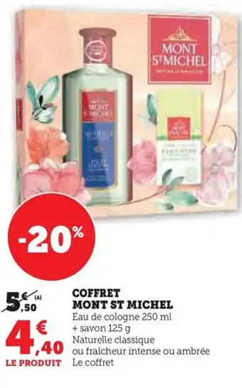 Hyper U COFFRET MONT ST MICHEL offre