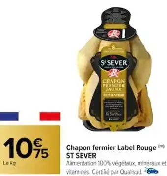 Carrefour Chapon fermier Label Rouge (m) ST SEVER offre