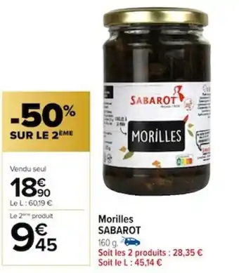 Carrefour Morilles SABAROT offre