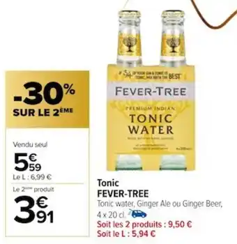 Carrefour Tonic FEVER-TREE offre
