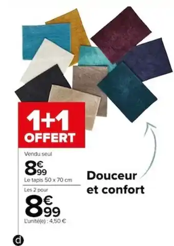 Carrefour Tapis Chenille offre