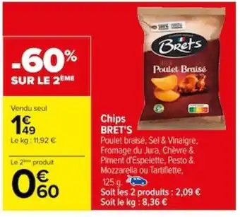 Carrefour Chips BRET'S offre