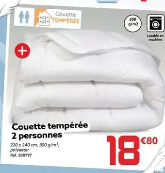 Gifi Couette tempérée 2 personnes offre