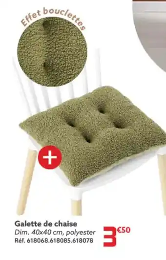 Gifi Galette de chaise offre