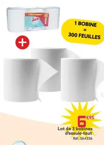 Gifi Lot de 3 bobines d'essuie-tout offre
