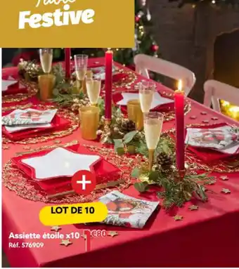 Gifi Assiette étoile x1080 offre