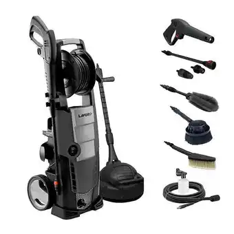 Nettoyeur haute pression lavor expert 160 - 2300w - 160 bars - brosse patio + brosse auto + kit complet d'accessoires