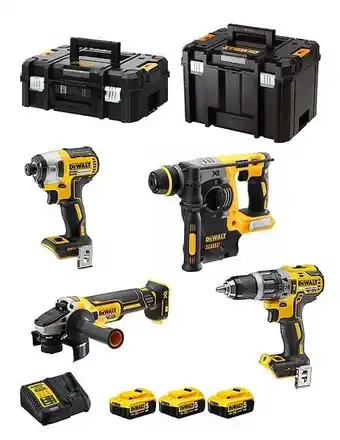 Brico Cash Dewalt kit dck422p3t (dcd796 dch273 dcf887 dcg405 3 x 5,0 ah dcb115 tstak ii tstak vi) offre