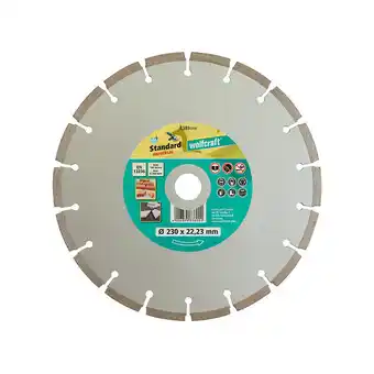 Brico Cash Disque à tronçonner segmenté diamant wolfcraft 8389000 ø230 mm x 22.2 mm offre